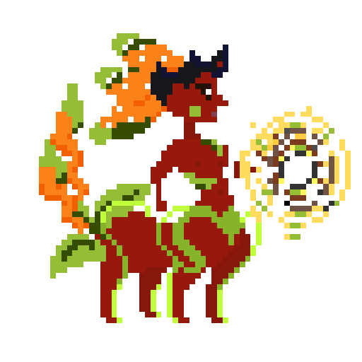 centaurzone's tweet image. This centaur is ready to battle  with electric shots and carrots centaurzone.com #frutiland #dtiys #art #inspiration #random #pixelart #centaurzone #images #character #picrew #design #centaur #lutorideas