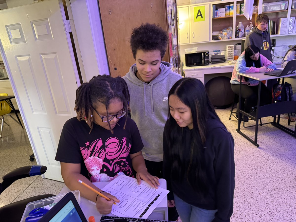 BensonVoss's tweet image. #MarioKart Project Day 2: Groups calculated each player's speed, created a graph, and answered questions.
Would you believe attendance was even better today than on day 1? Our students were invested and their hard work demonstrated their mastery of #linearfunctions.