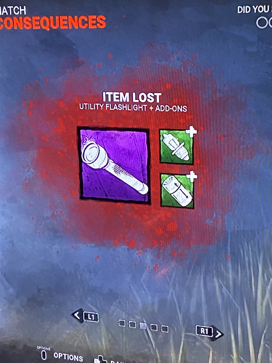 jxckjxc's tweet photo. @DeadbyDaylight so my game crashed and because it did, I lose my flashlight? That’s not fair 😭 https://t.co/9JAPr20Fne
