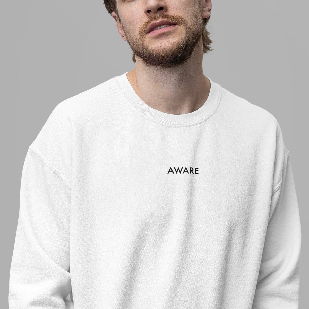 awarecauses's tweet photo. Find your calm in simplicity 🤍 White symbolizes clarity, renewal, and hope. Let this sweater be your reminder to embrace peace and nurture your mind. 🌿 

#MentalHealthAwareness #aware #selfawareness #Horoscope https://t.co/IrUh1C1XYU