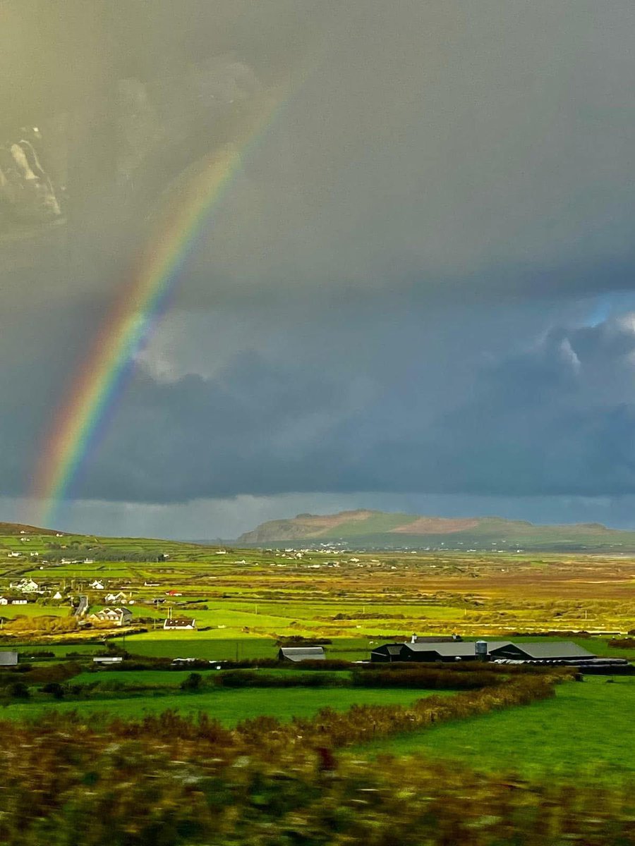 dingle_dolphin's tweet photo. Chasing rainbows in Dingle! 🌈✨ Nothing beats the magic of a rainbow over these stunning landscapes. Grateful to call this place home.
 #Dingle #WildAtlanticWay #DiscoverIreland #RainbowMagic #TravelGoals @wildatlanticway @GoToIreland https://t.co/VdGlf48gga