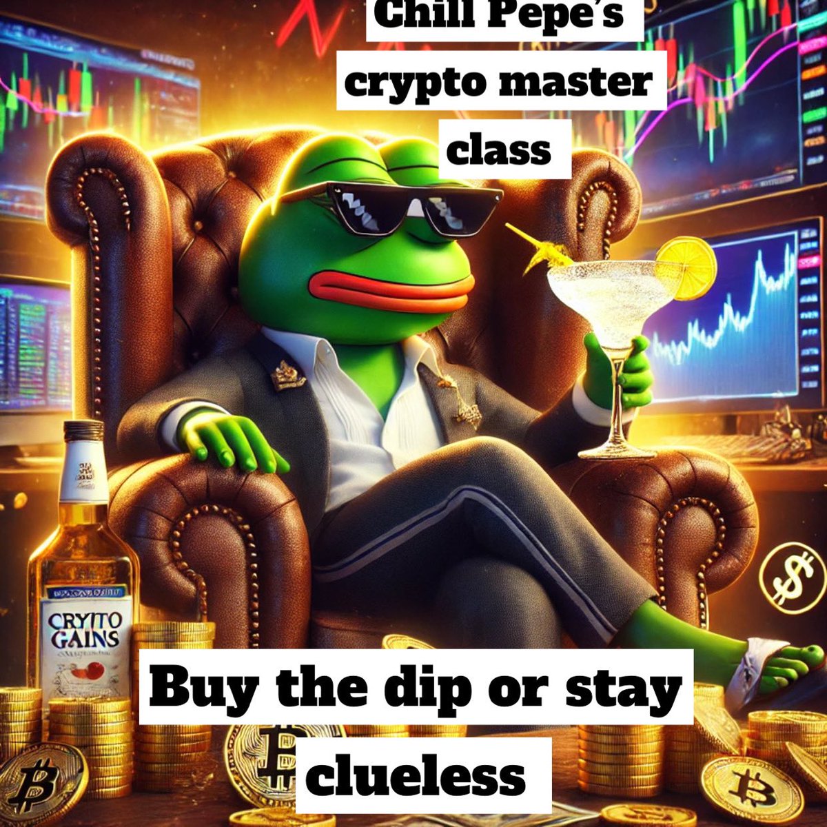 CHILLPEPECHILL's tweet photo. Like and repost if you agree with Chill Pepe’s crypto masterclass 🚀

#crypto #memecoin #Memes #pepe #pepecoin #BTC #Solana #Bullrun2025 #HODL #1000x #gem #eth #ElonMusk https://t.co/iHKEMqiehk