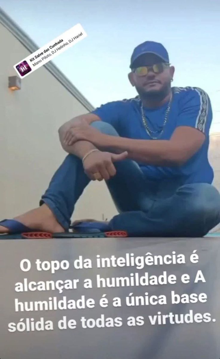 _Bellmere2_'s tweet photo. Mano Piloto (autor do kit salve da quebrada) virou Tomista 😎 https://t.co/8dJtx3pvxY