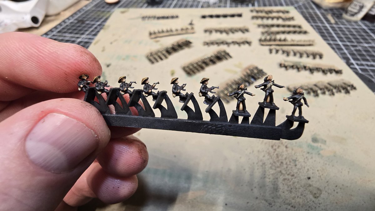 ProjectWargami1's tweet image. Lots of snow means 6mm &apos;Nam figs get painted.