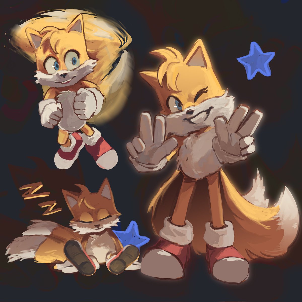 kithk4rt's tweet photo. Another one!! #Tails #sonic #SonicTheHedgehog https://t.co/qC7xvqG3LO
