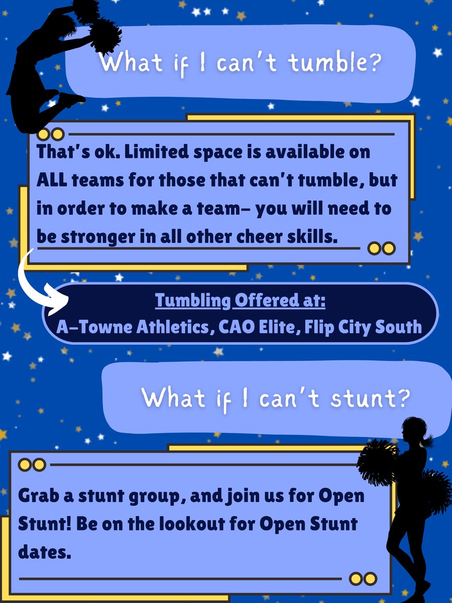 Cheer tryouts are coming… make sure you’re ready!