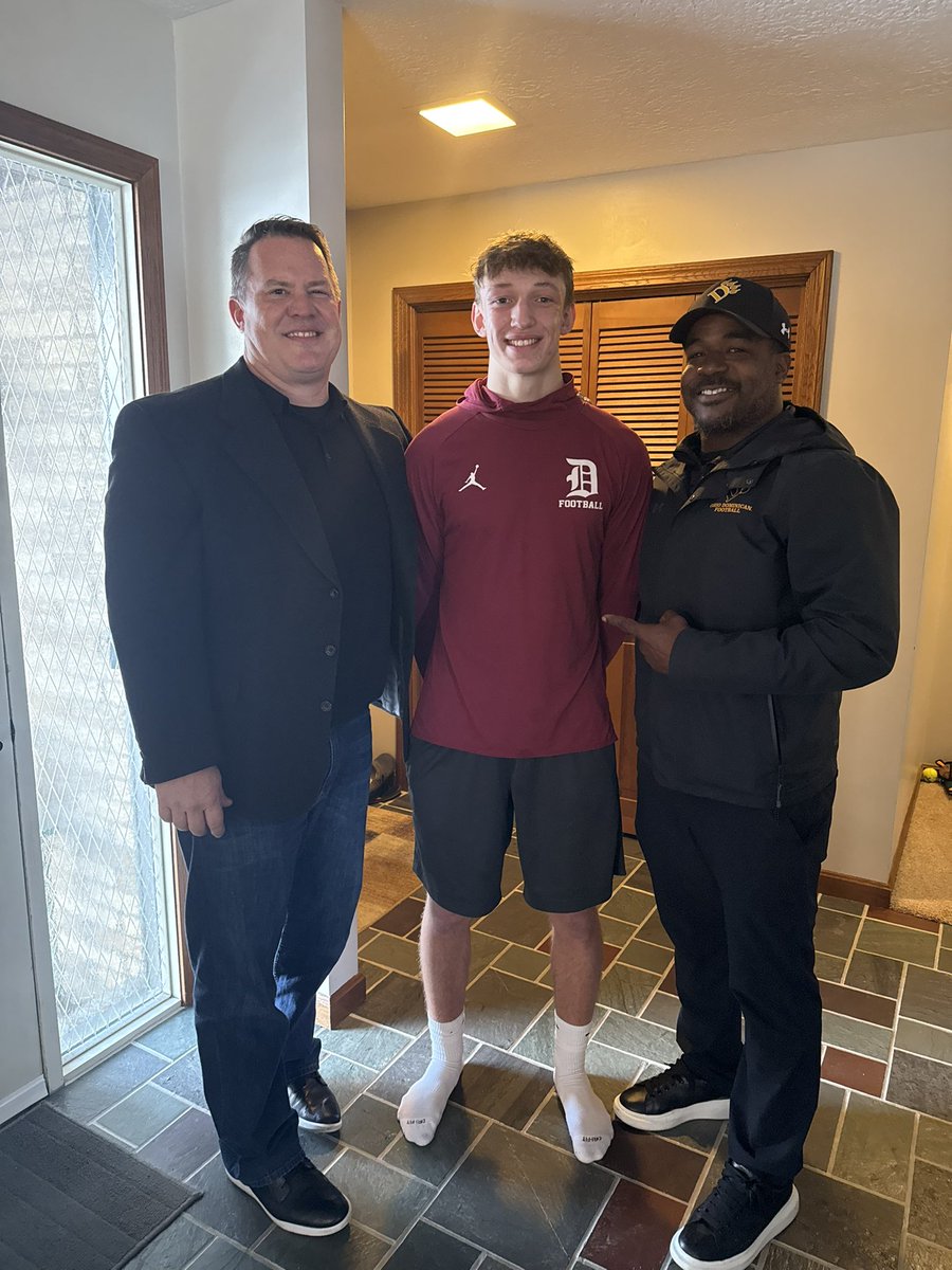 Thanks ODU for inviting me down and stopping in to talk about ODU football. <a href="/oducoachtuck/">Coach Tuck</a> <a href="/OhioDominicanFB/">Ohio Dominican Football</a>