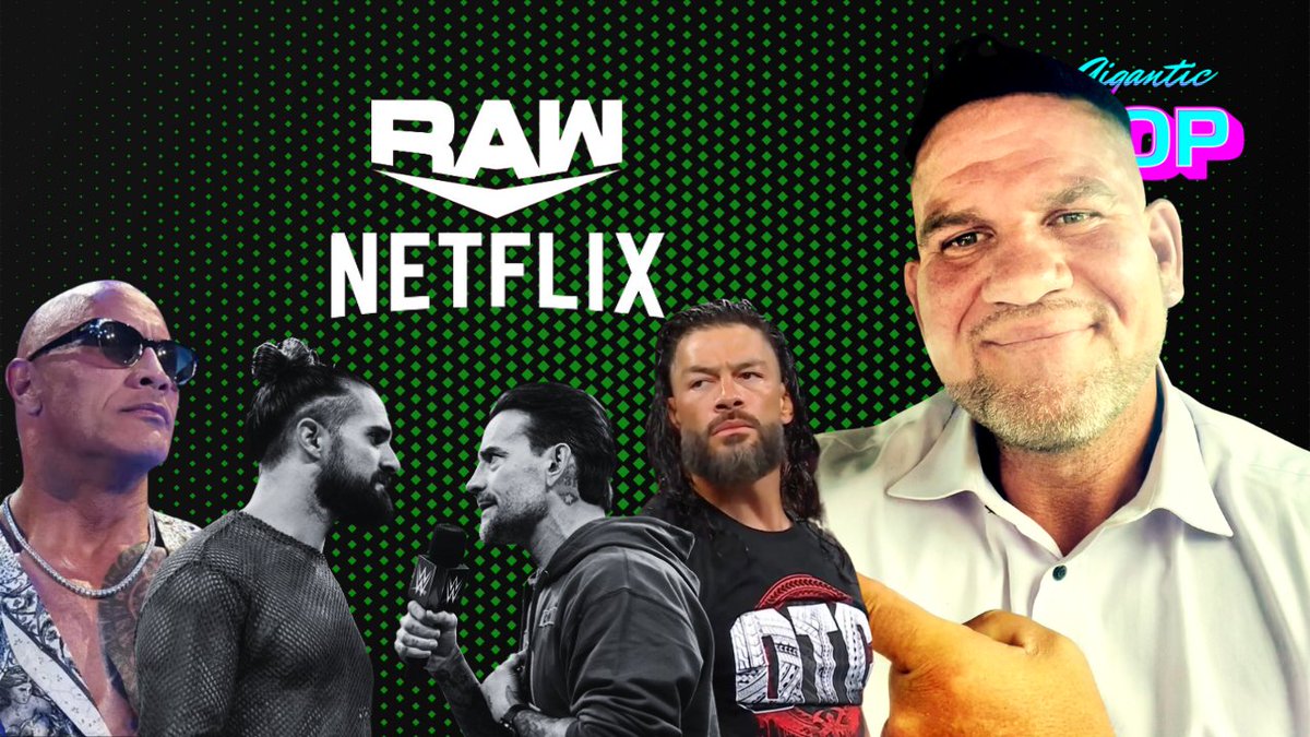 GiganticPOP's tweet photo. Former WWE star Matt Morgan, Raj Giri &amp; Glenn Rubenstein are back tonight to talk the fallout from the #WWERaw on Netflix debut, The Rock's return, Hulk Hogan, CM Punk vs. Seth Rollins and much more!

Join us right after RAW ends here 👇

https://t.co/aORhlGGq8I https://t.co/pCmPZ0trKw