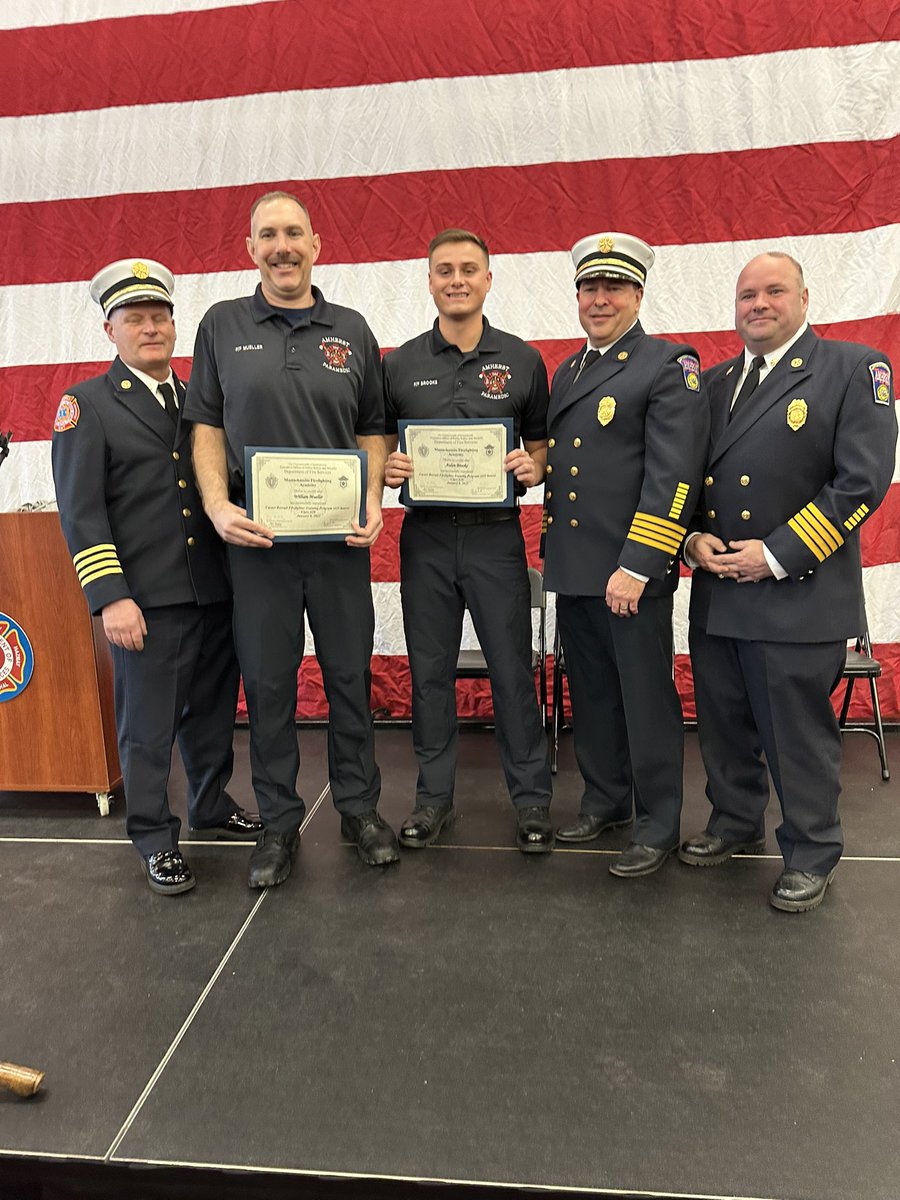 AmherstFire (@amherstfire1) on Twitter photo Congratulations to <a href="/TownOfAmherst/">Town of Amherst, MA</a> Firefighter/ Paramedics Brooks and Mueller on their graduation from the Mass Fire Academy today. Proud of the number of off-duty members who took time to attend. Congratulations to <a href="/TownOfAmherst/">Town of Amherst, MA</a> Firefighter/ Paramedics Brooks and Mueller on their graduation from the Mass Fire Academy today. Proud of the number of off-duty members who took time to attend.