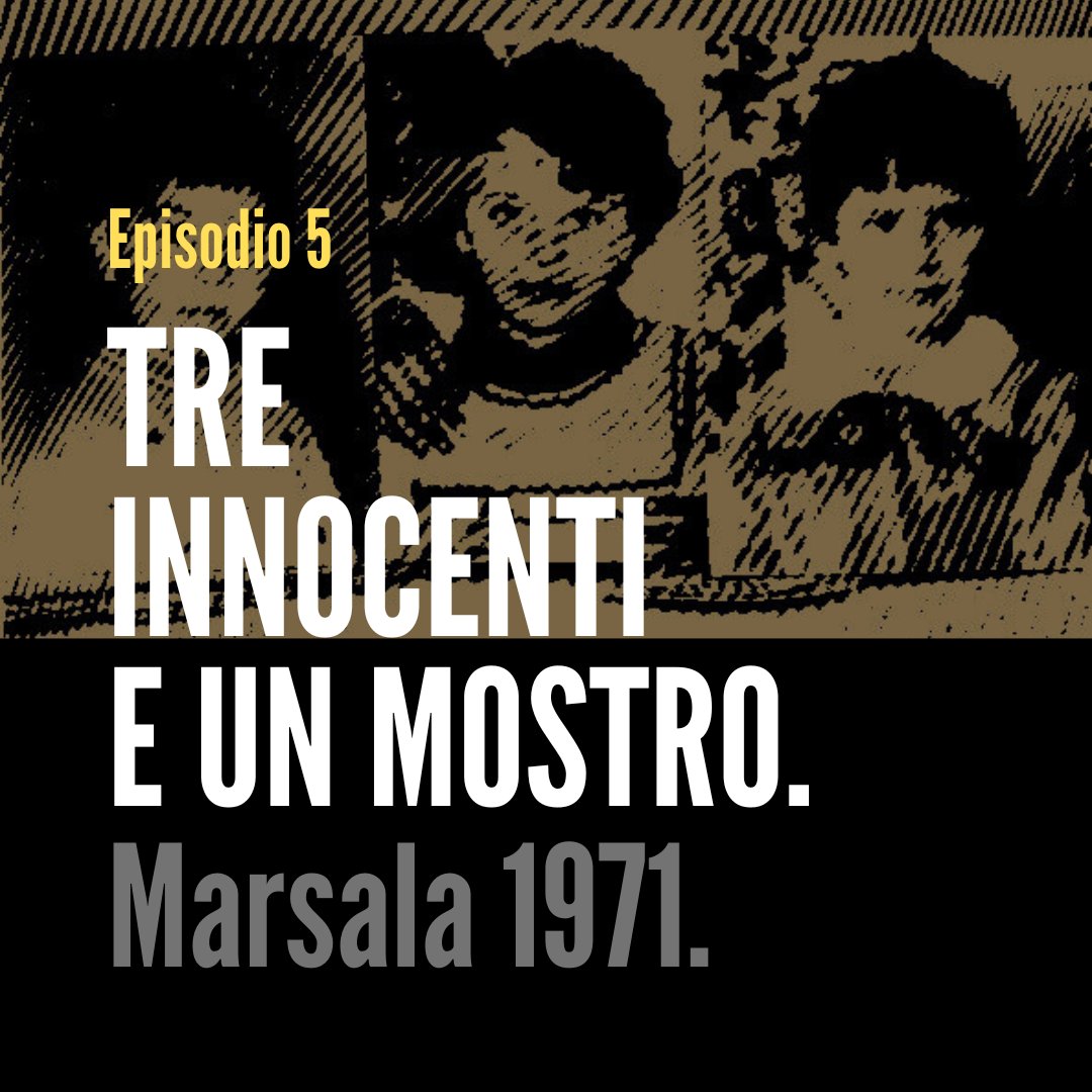 LibridiNera's tweet photo. Episodio 5
TRE INNOCENTI E UN MOSTRO.
Marsala 1971.

Ascolta su Spotify ⬇️⬇️⬇️
https://t.co/Cix0zXejE3

#mostrodimarsala #michelevinci #virginiamarchese #ninfamarchese #antonellavalenti #sicilia #marsala https://t.co/pTpSHYU9e8