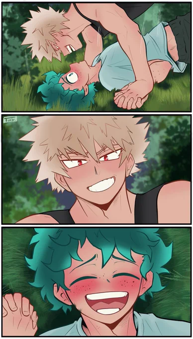 Comm for the amazing BKDK fic "What the fuck did you just call me?" 💚🧡
It's an oldie but a classic👀

(It was for a video for a dear cosplayer friend of mine✨ Si son hispanohablandes pueden verlos en YT! Se llaman YoungFrikiCosplay)

#bkdk #bakudeku #mha 