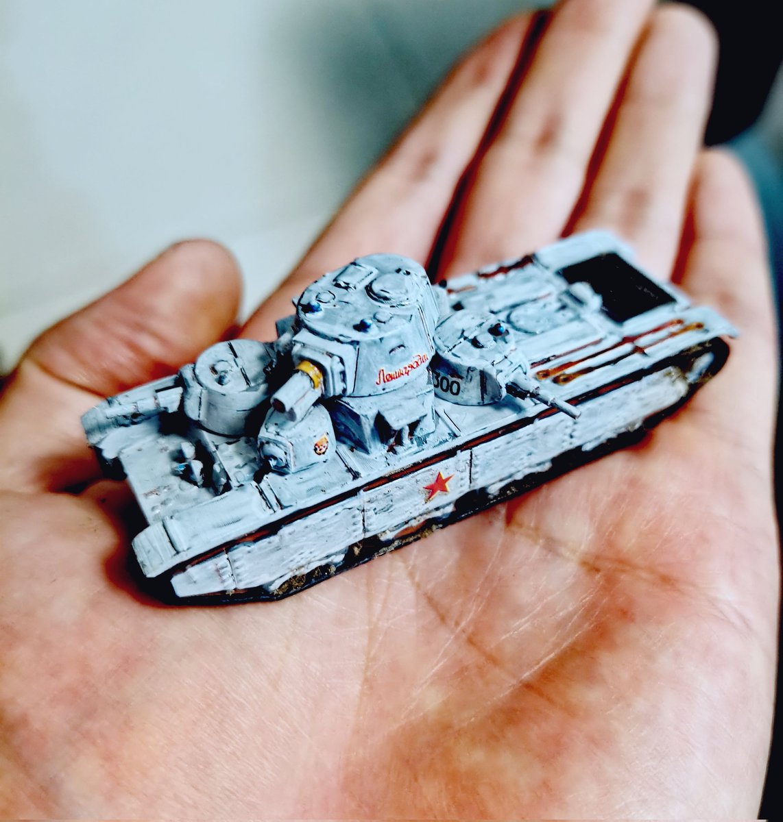 zhxhrzs's tweet photo. T-35,多炮塔!#tank #steampunk #heavytank #worldoftanks #戦車 #重戦車 #架空戦車 https://t.co/mO9nKQfWA8