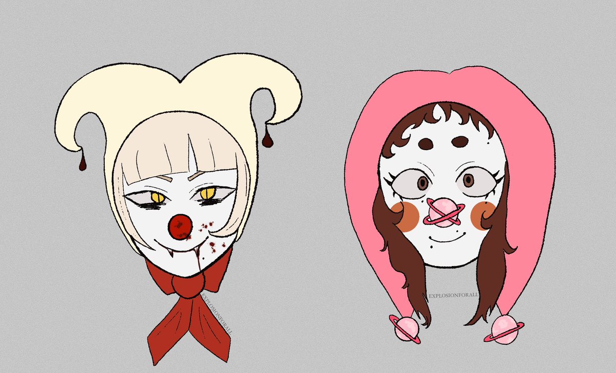 Explosionforall's tweet photo. togachako as jesters

#togachako #MHA https://t.co/BfPaVlkXhB