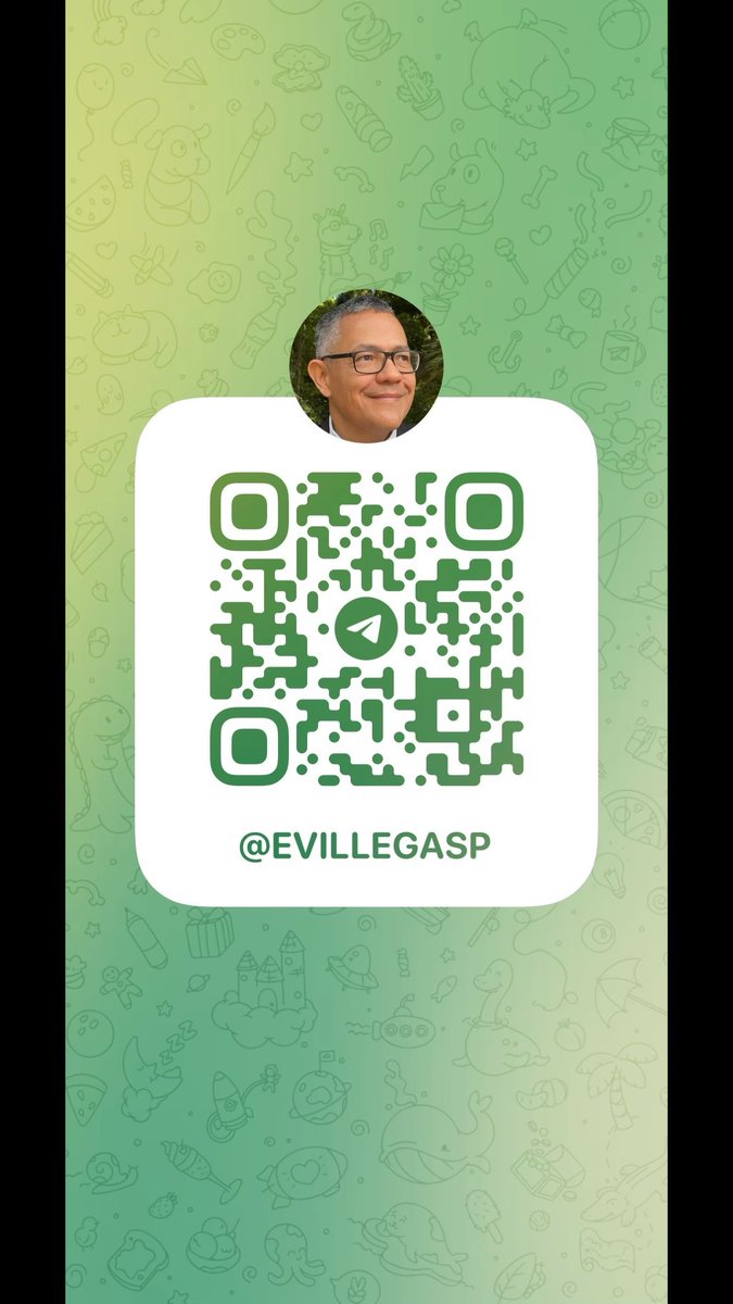 Acabo de abrir este nuevo canal en Telegram.

t.me/EVillegasP/5

Nos vemos también por allí con contenidos informativos y otros que sencillamente salen del corazón.

t.me/EVillegasP