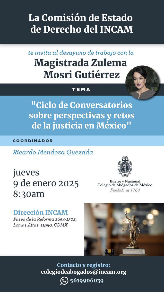 Acompáñenos! 

<a href="/INCAM_Abogados/">Colegio de Abogados</a> <a href="/z_mosri/">Zulema Mosri</a> <a href="/ArturoPueblita/">Arturo Pueblita</a>