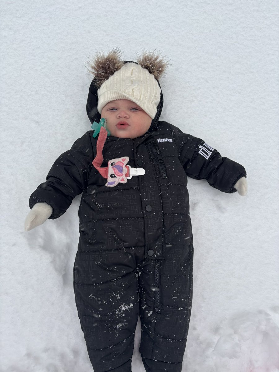 itgirldolly's tweet photo. snow day with tooda ☃️ @DIESEL https://t.co/pjfoAP872R
