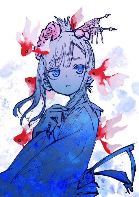 深紅 