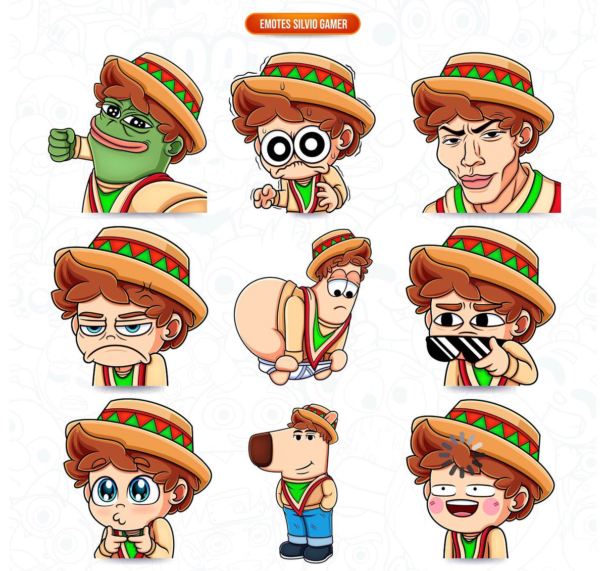 ArtsbyCupcake's tweet photo. Bringing characters to life, one expression at a time! Which one’s your favorite? Drop your thoughts below! ⬇️ #EmoteDesign #EmoteArtist #CustomEmotes #EmoteArt #EmoteCreator #EmoteCommissions #DigitalAnimation #ArtCommissions #CustomArt #HireAnArtist #ArtworkForSale https://t.co/0fOmYxzpKW