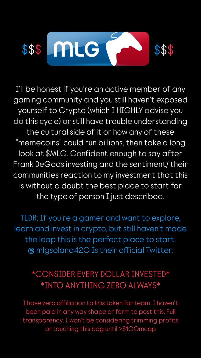 Banks's tweet photo. Whether it’s this or just simply buying BTC, get yourselves involved in Crypto this year. You won’t ever have a better chance in your lifetime to acquire generational wealth. Please stop procrastinating and just get yourselves involved one way or another. https://t.co/baWHqJRcgG