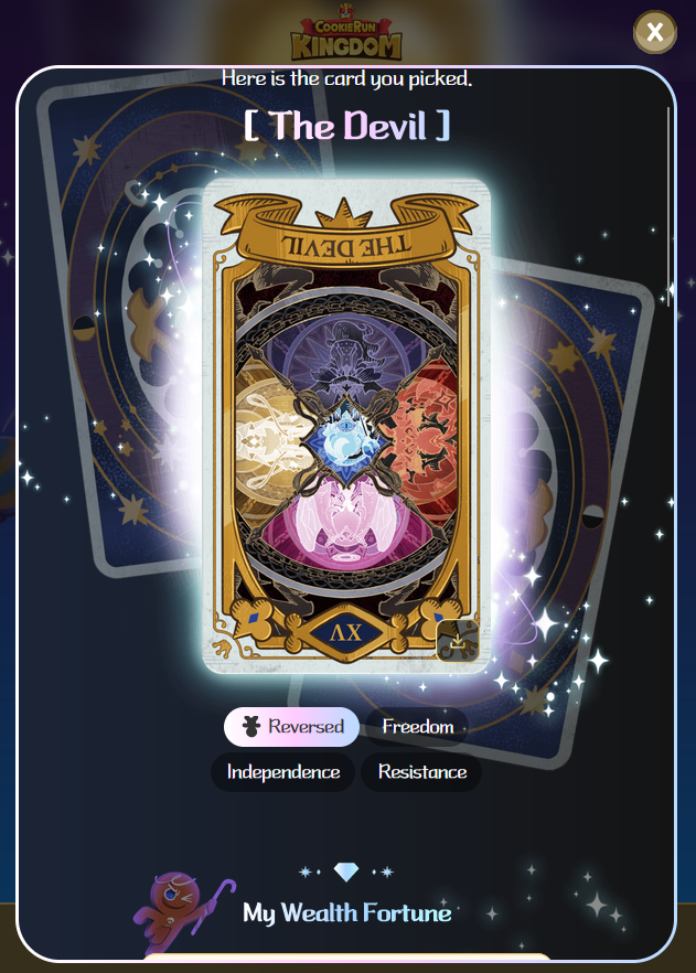 Mochalaxy's tweet photo. @CRKingdomEN Name: Sugaramel
Server: Pure Vanilla
#CRK4th #2025CRKTarotFortune
wooo~ https://t.co/DtIywWUxKU