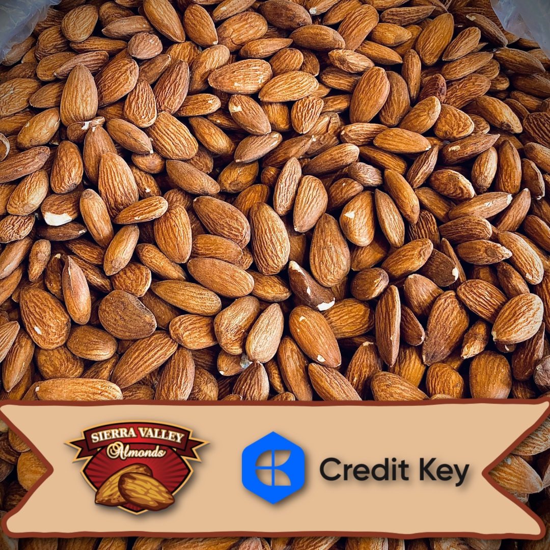 SierraAlmonds's tweet photo. Are you a company based in the United States? We are pleased to offer terms through #CreditKey! Please visit our website - and give us a call! #California #almonds https://t.co/p6S84Y2HtA https://t.co/dVze6i0bMq