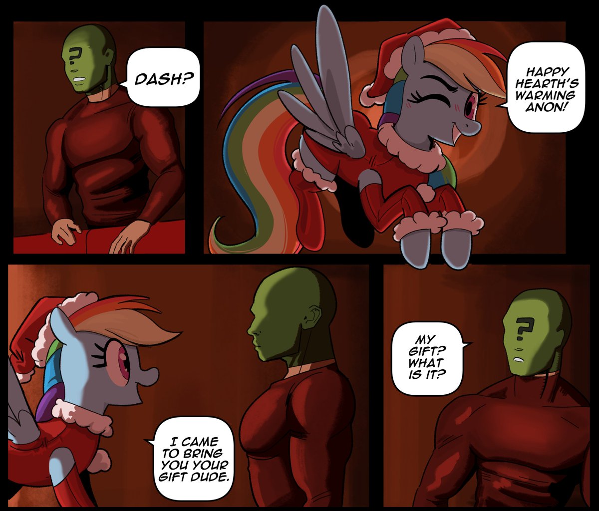 Dashed_____'s tweet photo. Rainbow dash Hearths warming nsfw comic 

pg. 2/4

https://t.co/huHJAIgllR https://t.co/ZoDBUf5BLh
