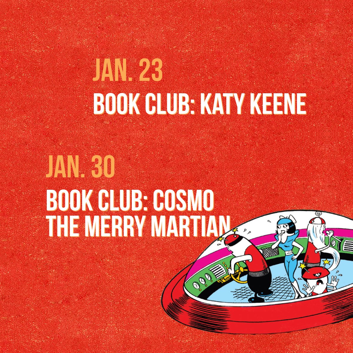 ArchieandMePod's tweet image. 🎙️ Check out our January schedule!