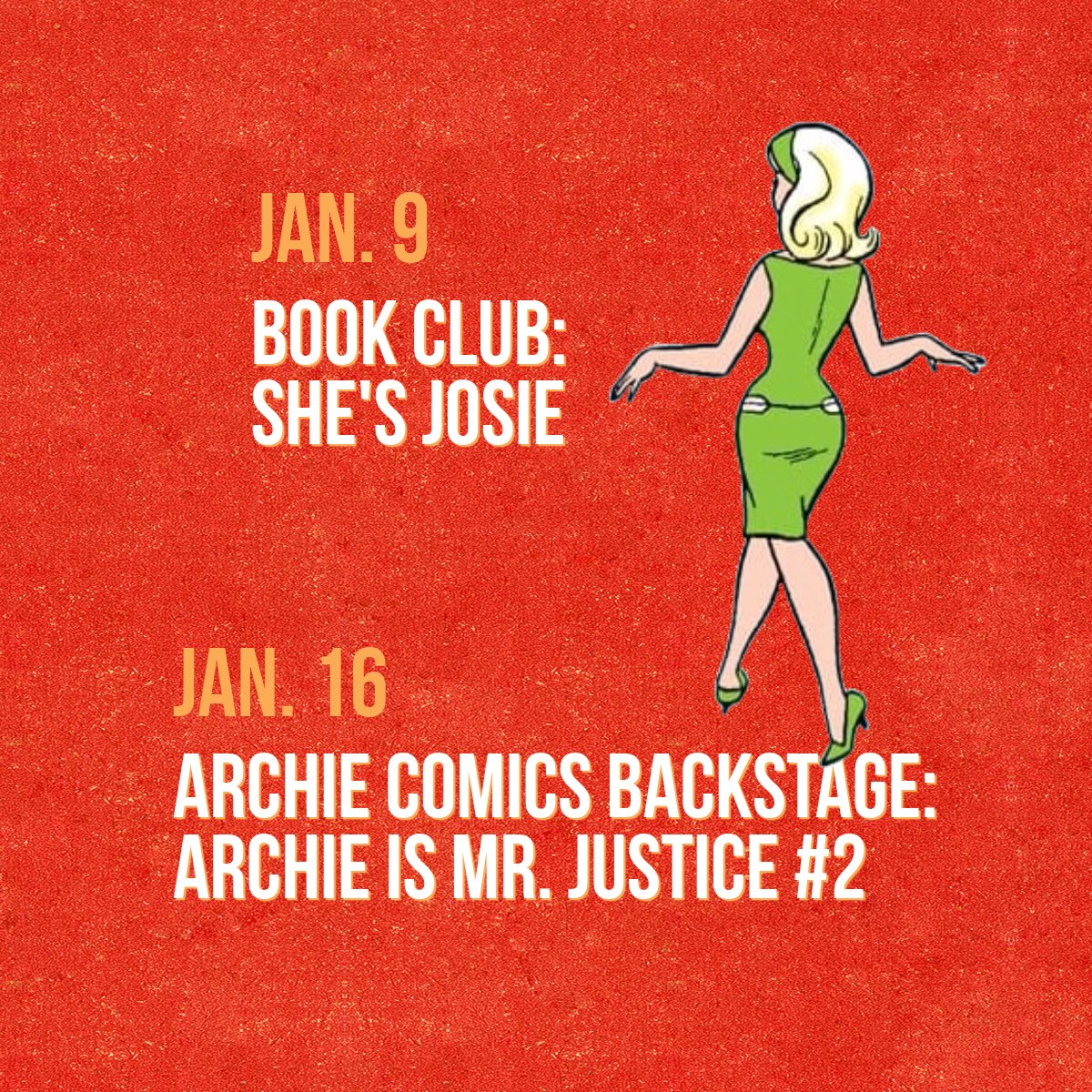 ArchieandMePod's tweet image. 🎙️ Check out our January schedule!