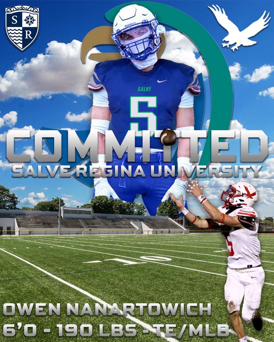 Owen Nanartowich (@owennanartowich) on Twitter photo 1000% Committed!!!
I want to thank my Hudson High Football coaches for what they have done to help me get to this point, my family for always believing in me, and God for all of the blessings in my life.
<a href="/CoachZattaway/">Zac Attaway</a> <a href="/HHSHawksFB/">Hudson High School Hawks Football ๐ฆ
๐ฆ
๐ฆ
</a> <a href="/Salve_Football/">Salve Regina Football</a> <a href="/CoachBKelly/">Brad Kelly</a> <a href="/GilmartinKevin/">Kevin Gilmartin</a> 1000% Committed!!!
I want to thank my Hudson High Football coaches for what they have done to help me get to this point, my family for always believing in me, and God for all of the blessings in my life.
<a href="/CoachZattaway/">Zac Attaway</a> <a href="/HHSHawksFB/">Hudson High School Hawks Football ๐ฆ
๐ฆ
๐ฆ
</a> <a href="/Salve_Football/">Salve Regina Football</a> <a href="/CoachBKelly/">Brad Kelly</a> <a href="/GilmartinKevin/">Kevin Gilmartin</a>