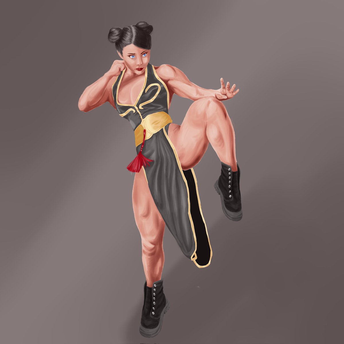 _Y0su_'s tweet photo. My first full-fledged art on a graphic tablet.
Chun Li cosplay
#art #Cosplay #designer #StreetFighter #painting https://t.co/RbyQpS6TeR
