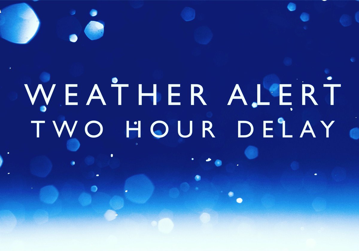 Due to inclement weather, the MSD of Lawrence Township will operate on a 2-hour delay on Tuesday, January 7. Preschool and Before &amp; After Care will operate following their regular schedule.