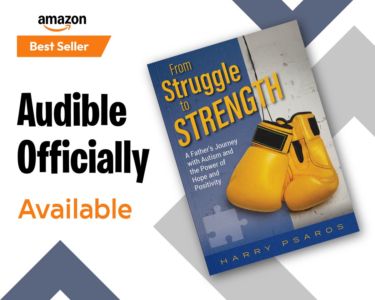 PittGuru's tweet image. I’m excited to share that my book, From Struggle to Strength: A Father's Journey with Autism and the Power of Hope and Positivity, is now live on Audible.com! I had the pleasure of reading and narrating it myself, and the experience at MINC studios in Southpointe…