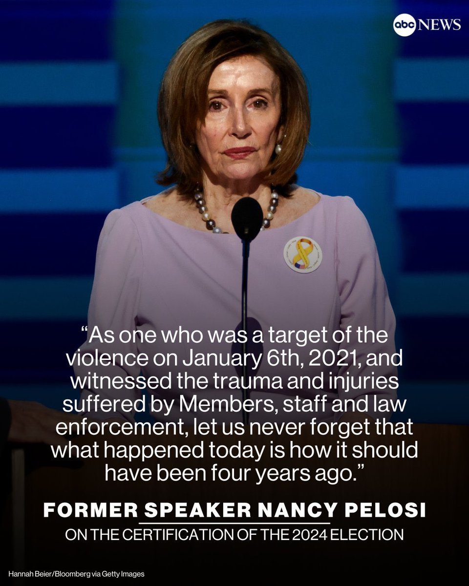 We will never forget the insurrection of January 6, 2021 — or that this year’s peaceful transfer of power is how it should have been four years ago. -NP