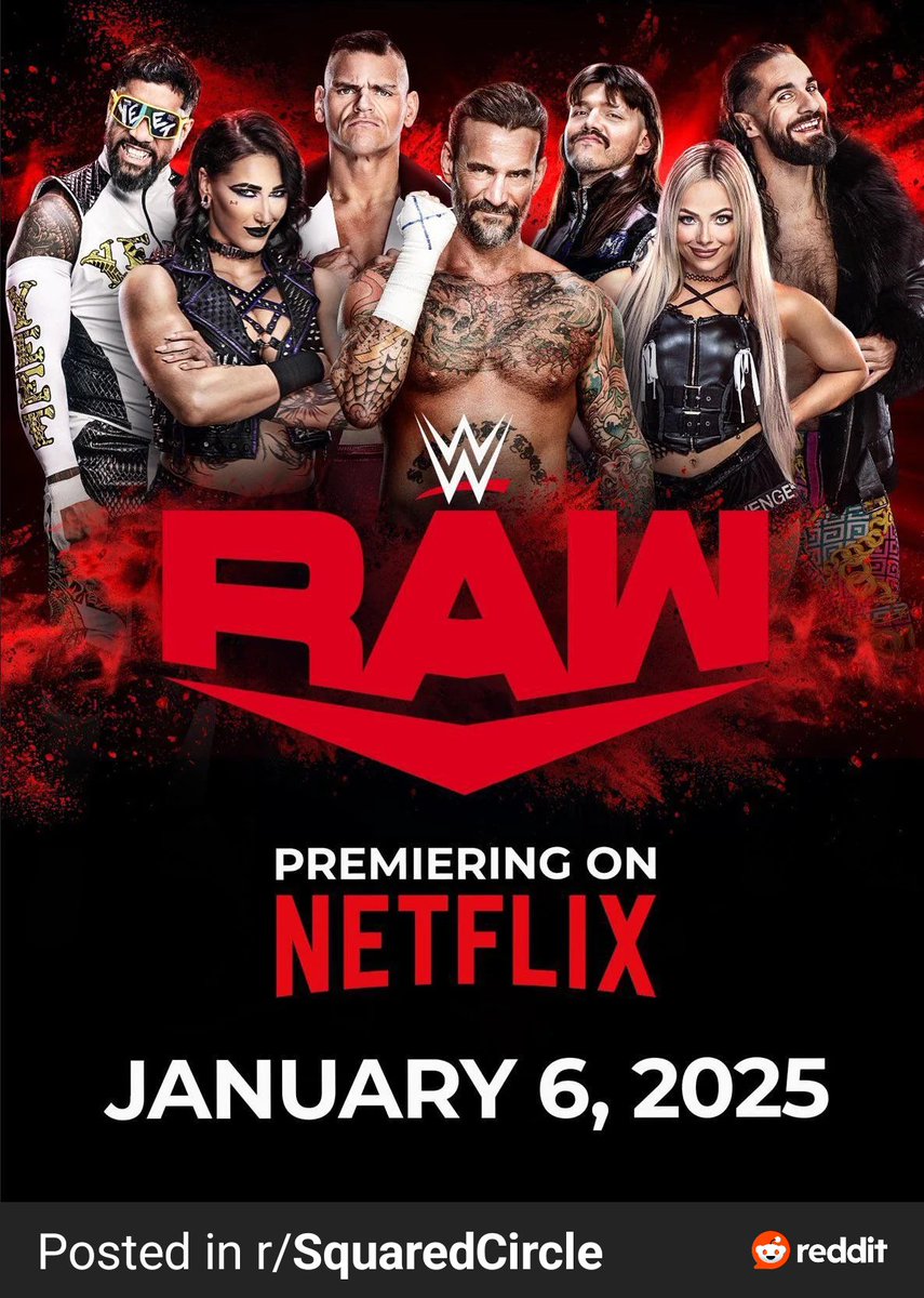Martyn_M27's tweet photo. First raw of @netflix here we come I'll have posts up thought the night https://t.co/qdhe9rKUdl
