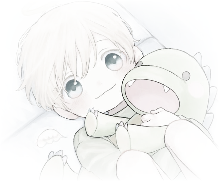holding  mai  littl  dino  🦕