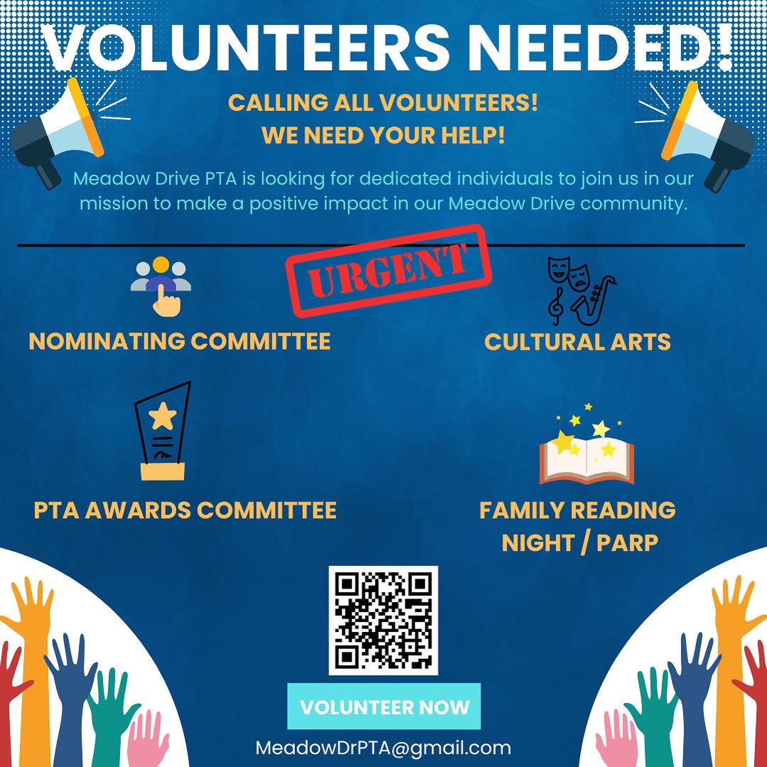 🚨U R G E N T! 🚨 We need chairs and volunteers for the listed committees!