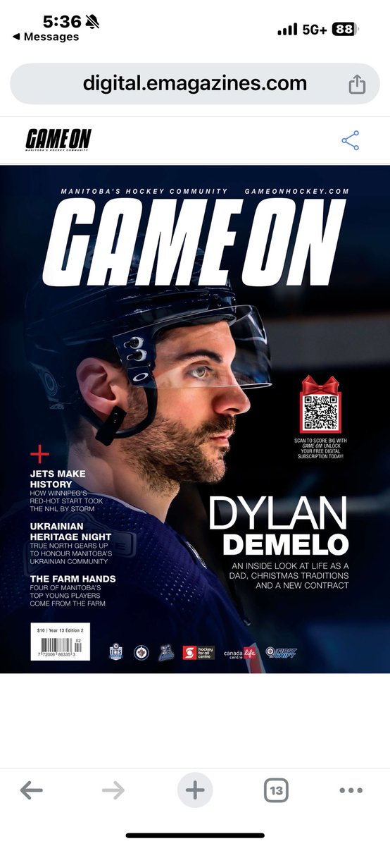 MMJHLTwins's tweet photo. Twins goaltender @AlexPauls3 makes @GameOnHockey magazine! 

Thanks to Scott Taylor for the article and Scott Stroh and Dave Willson at @IceWaveMediaMB for the photos!

https://t.co/VIPA2rSRGM https://t.co/LfMrpKcMAZ