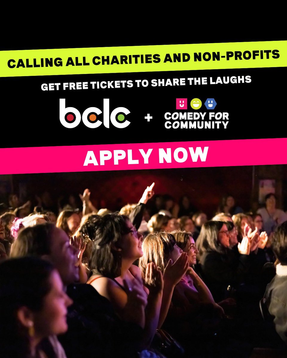 In partnership with the BCLC Community Ticketing Program, we’re distributing 40 free tickets to charitable organizations supporting those facing financial challenges 💙

APPLY NOW, link in bio! 

#jflvan25 #comedy #community #charity #nonprofit