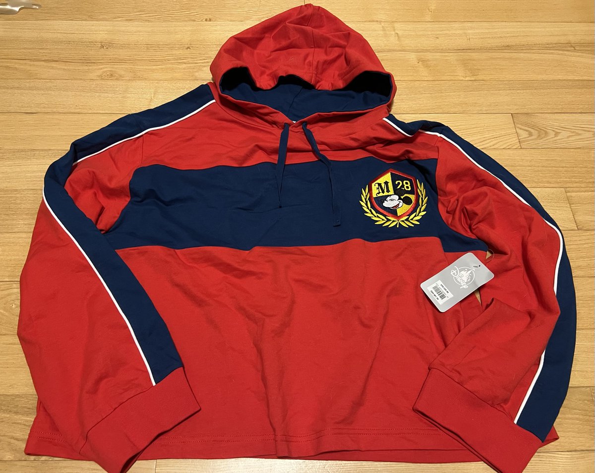 TeriE's tweet image. NEW #DisneyParks Mickey Hoodie #WomensPlus Cotton Blend XXL 2X #Colorblock #Rugby #SweatShirt NEW 

#Disneyclothes #disneysweatshirt #disneyhoodie #mickeymouse #mickey #disneywear #disneyfashion #mickeyhoodie #mickey #disneyfashion #disneystyle 

ebay.com/itm/2671176206…