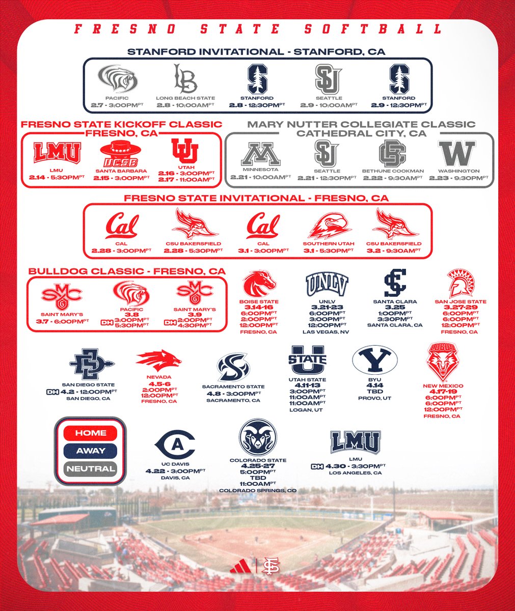 FresnoStateSB's tweet image. 𝙖𝙗𝙤𝙪𝙩 𝙩𝙝𝙖𝙩 𝙩𝙞𝙢𝙚...⌛️

our 2025 schedule is set! 

🎟️linktr.ee/fresnostatesb