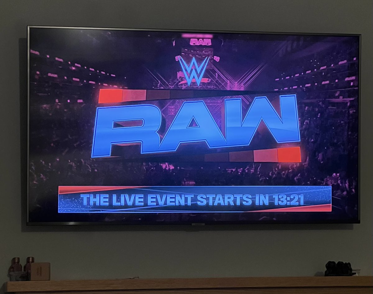 Almost time! Let’s go #Rawonnetflix