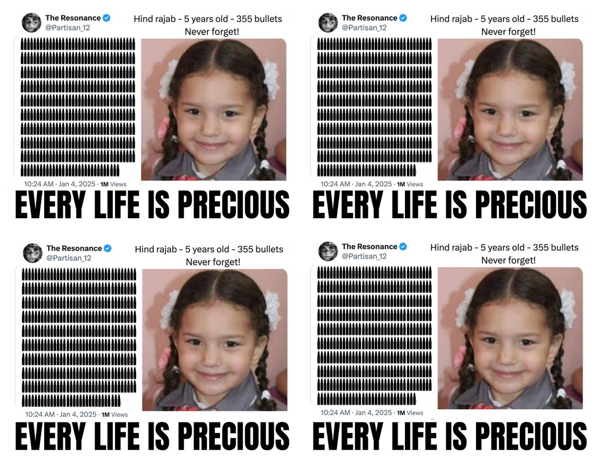 Plucille54's tweet photo. Never let your @AIPAC bought representatives forget about the genocide they are complicit in!
@SenatorHassan @SenatorShaheen
2-sided Postcards to print at home on 60lb cardstock!
#355Bullets #HindRajab #Gaza #StopGenocide
Like @CredicoRandy and @guerillartist say:
#DoSomething https://t.co/F79foR9kvQ