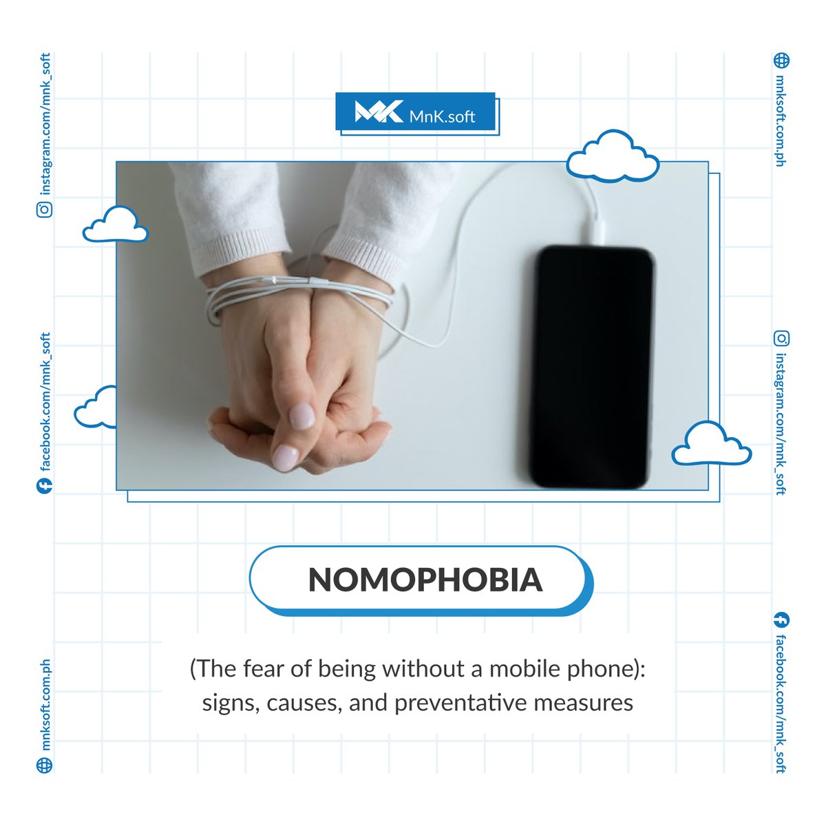 MnkSoft's tweet image. Feeling lost without your phone?😰📲 You&apos;re not alone🤗. Nomophobia is a real thing. Let&apos;s talk about it and find ways to manage our tech dependence. #Nomophobia #PhoneAddiction #TechAnxiety #DigitalWellbeing #MindfulTechUse #MentalHealth
#TechnologyAndMentalHealth