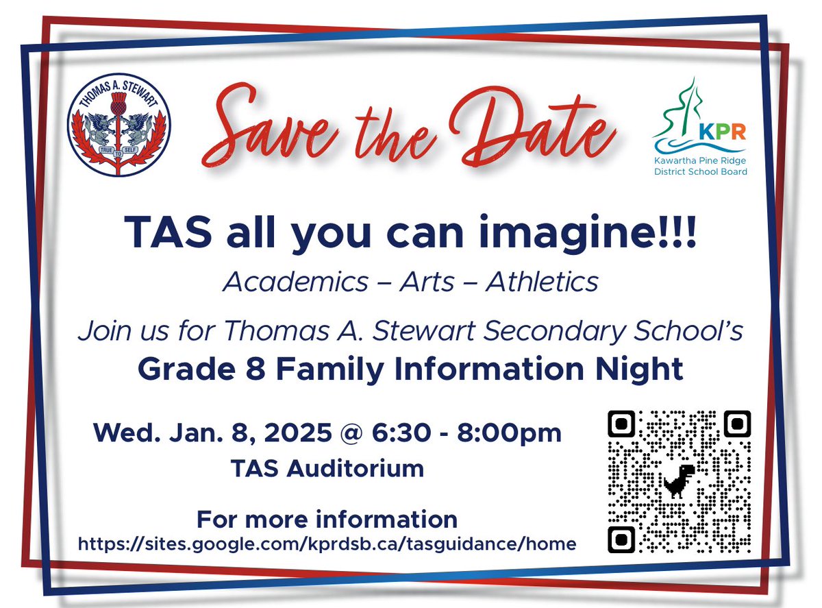 We look forward to meeting future Griffins this Wednesday, January 8, at our Grade 8 Family Information Night.