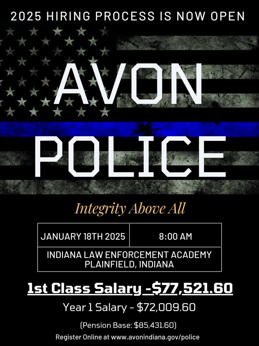 Avon Indiana Police tweet media