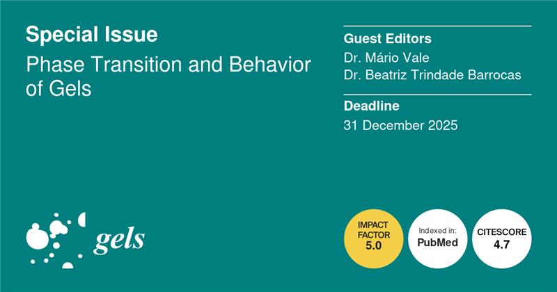 Gels MDPI tweet media