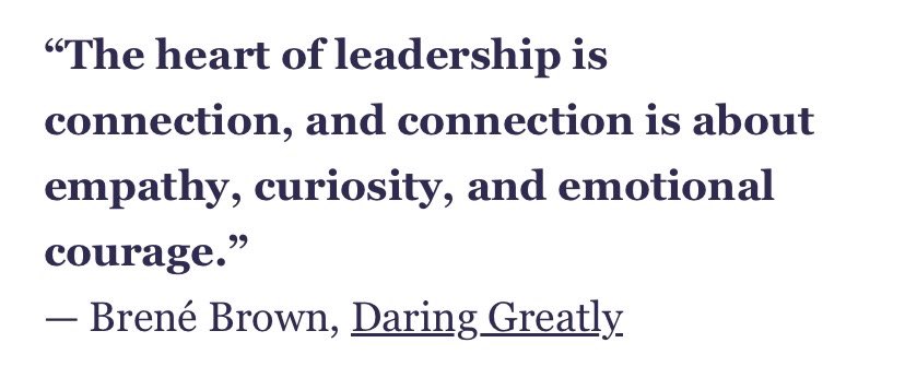 My #oneword2025 is CONNECTION. Connected leaders are aware of their strengths and weaknesses. This makes them more capable of being vulnerable and allowing vulnerability in others. #joyfulleaders #onewordONT