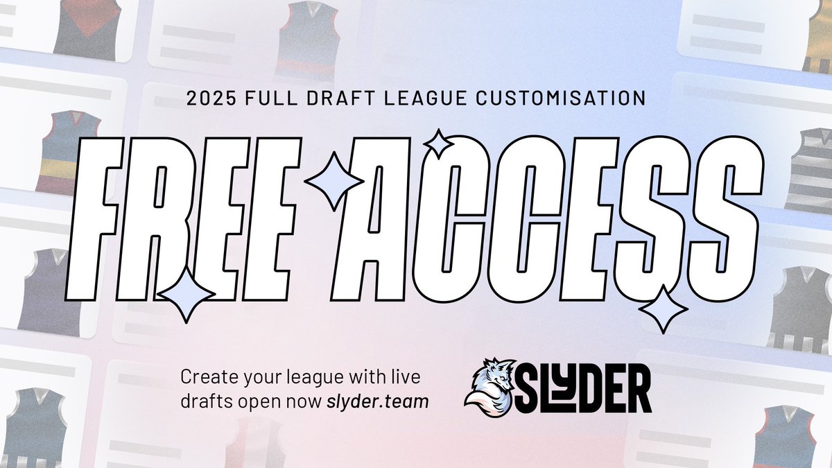 Slyder 🦊 - AFL Fantasy Draft tweet media