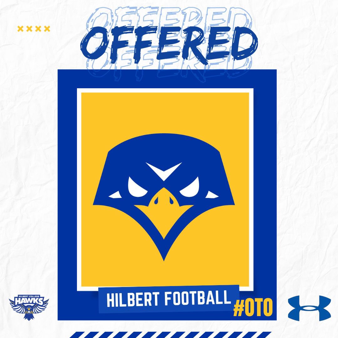 Riley (@rileyyoho68) on Twitter photo I would like to thank <a href="/CoachBaxterHC/">Henry Baxter</a> and <a href="/HilbertHawksFB/">Hilbert College Football</a> for Officially giving me my 4th Division 3 offer to continue my Athletic and Academic career at the collegiate level! I would like to thank <a href="/CoachBaxterHC/">Henry Baxter</a> and <a href="/HilbertHawksFB/">Hilbert College Football</a> for Officially giving me my 4th Division 3 offer to continue my Athletic and Academic career at the collegiate level!