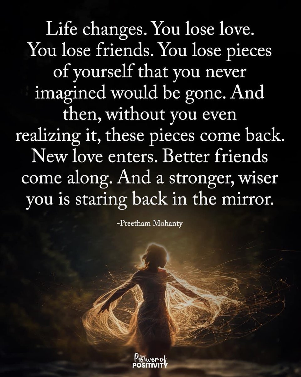 Life changes.💪
